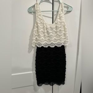 GUESS Fringe Bodycon Dress